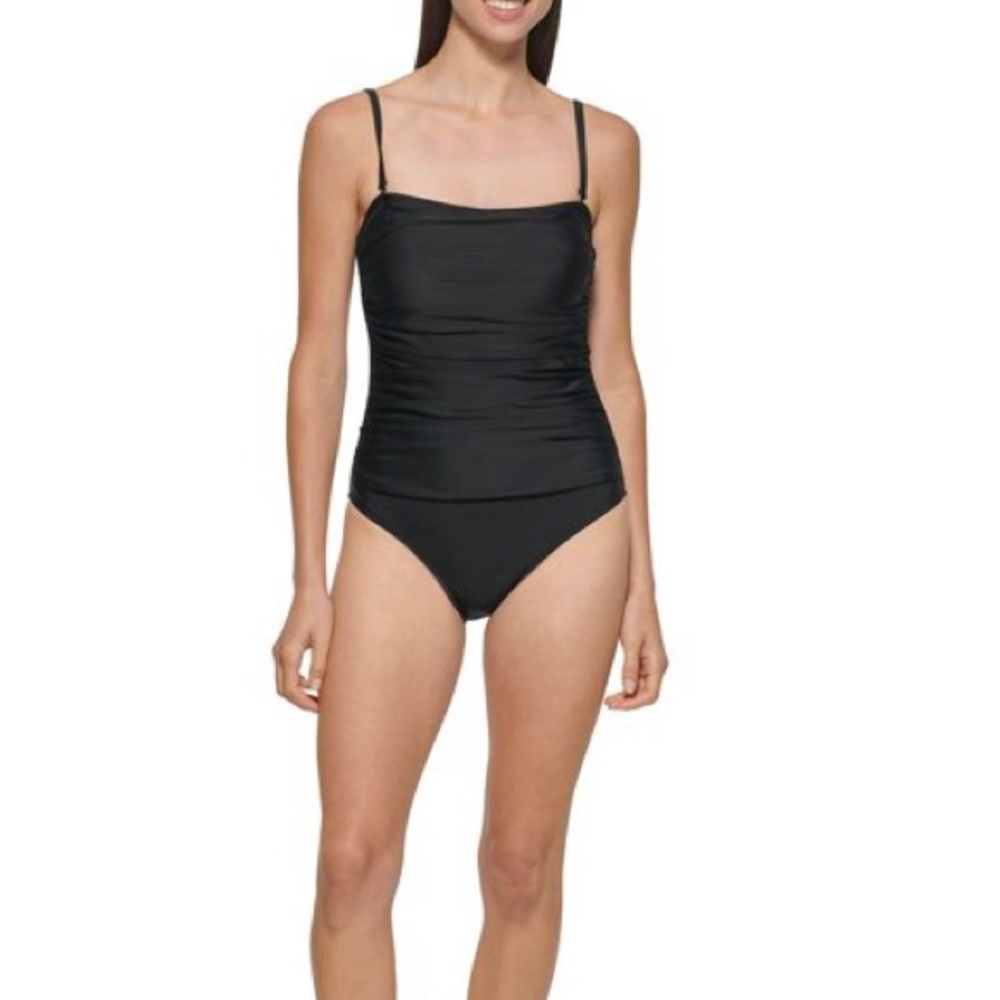 DKNY Ladies Swimsuit in Bandeau Maillot